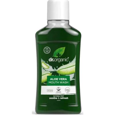 Dr. Organic Dr.Organic Enjuague Bucal Aloe Vera 500 ml Dr. Organic Dr.Organic Enjuague Bucal Aloe Vera 500 ml