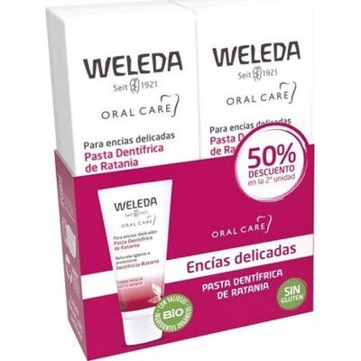 Weleda Pasta Dentífrica de Ratania Sabor Menta 2x75 ml Weleda Pasta Dentífrica de Ratania Sabor Menta 2x75 ml