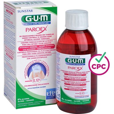 Gum Paroex Colutorio 0’12% CHX 300ml Gum Paroex Colutorio 0’12% CHX 300ml