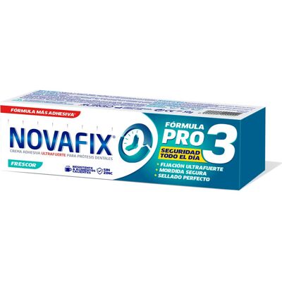 Urgo Novafix Pro3 Frescor 50g - Pegamento para dentaduras Urgo Novafix Pro3 Frescor 50g - Pegamento para dentaduras