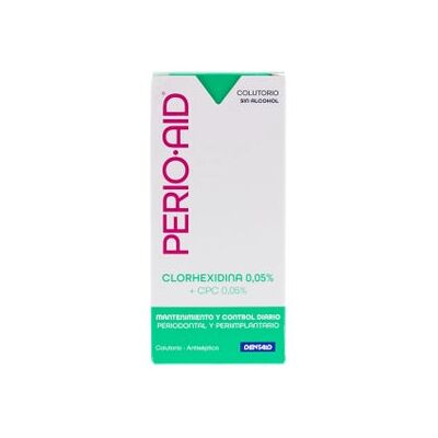 Perio·Aid Clorhexidina 0,05% + CPC 0,05% Colutorio Sin Alcohol 150ml Perio·Aid Clorhexidina 0,05% + CPC 0,05% Colutorio Sin Alcohol 150ml