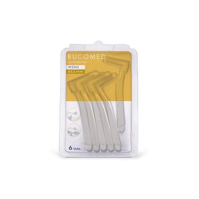 Normon Bucomed Interdental Mini Cepillo Extra Fino 1.1Mm 6 uds Normon Bucomed Interdental Mini Cepillo Extra Fino 1.1Mm 6 uds