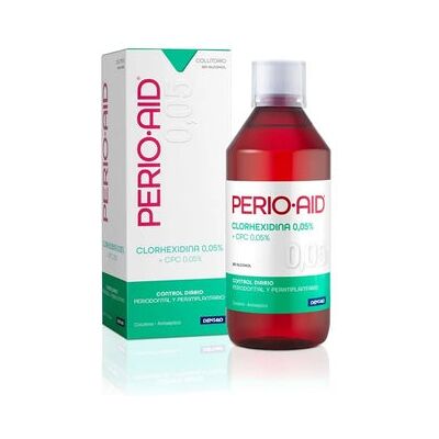 Perio·Aid Clorhexidina 0,05% + CPC 0,05% Mantenimiento y Control 1000ml Perio·Aid Clorhexidina 0,05% + CPC 0,05% Mantenimiento y Control 1000ml