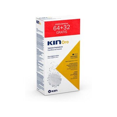 Kin Oro Tabletas Efervescentes Prótesis Dentales 64+32uds Kin Oro Tabletas Efervescentes Prótesis Dentales 64+32uds