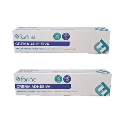 Farline Crema Adhesiva Prótesis Dental 2 X40 g Farline Crema Adhesiva Prótesis Dental 2 X40 g