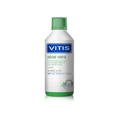 Vitis Aloe Vera Colutorio Sin Alcohol Sabor Menta 500ml Vitis Aloe Vera Colutorio Sin Alcohol Sabor Menta 500ml