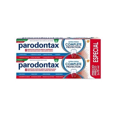 Pasta de dientes Parodontax protección completa extra fresca - 2x75ml Pasta de dientes Parodontax protección completa extra fresca - 2x75ml