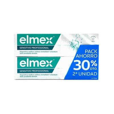 Pasta de dientes Sensitive Elmex - 75 ml x 2 - Cuidado dental sensible Pasta de dientes Sensitive Elmex - 75 ml x 2 - Cuidado dental sensible