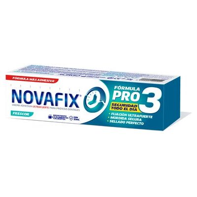 Urgo Novafix Pro3 Frescor 50g - Pegamento para dentaduras Urgo Novafix Pro3 Frescor 50g - Pegamento para dentaduras