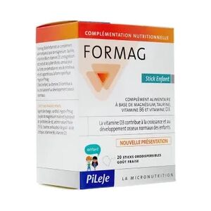 FORMAG Pileje Infantil Sabor Fresa 20 Stick