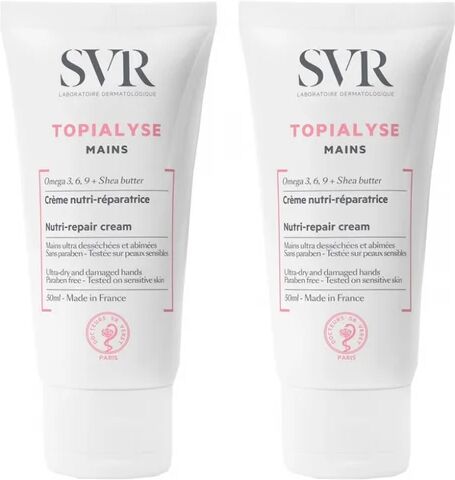 SVR Topialyse Crema Nutri-reparadora Manos 2x50ml