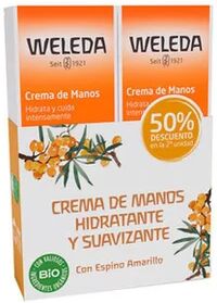 Weleda Crema de Manos Hidratante Espino Amarillo 2x50ml