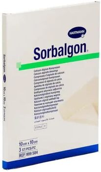 HARTMANN Sorbalgon Apósito 10x10cm 3uds