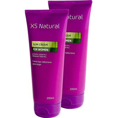 XS NATURAL Crema Lipo-Reductora Mujer 2x200 ml XS NATURAL Crema Lipo-Reductora Mujer 2x200 ml