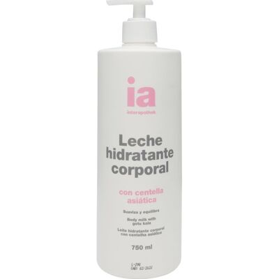 INTERAPOTHEK leche corporal hidratante centella asiática 750ml INTERAPOTHEK leche corporal hidratante centella asiática 750ml