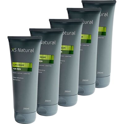 XS NATURAL Crema Reductora Hombre 5x200 ml XS NATURAL Crema Reductora Hombre 5x200 ml