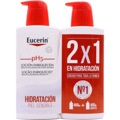 Eucerin Duplo Loción Enriquecida 2x1L Eucerin Duplo Loción Enriquecida 2x1L