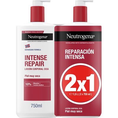 Neutrogena® Neutrogena Intense Repair Loción Corporal2x750ml Neutrogena® Neutrogena Intense Repair Loción Corporal2x750ml
