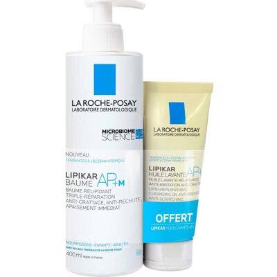 La Roche-Posay Lipikar AP+M Bálsamo Reconstituyente y Aceite Limpiador La Roche-Posay Lipikar AP+M Bálsamo Reconstituyente y Aceite Limpiador