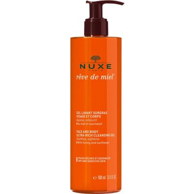 Nuxe Rêve de Miel Gel Limpiador Dermatológico Rostro y Cuerpo 400ml Nuxe Rêve de Miel Gel Limpiador Dermatológico Rostro y Cuerpo 400ml