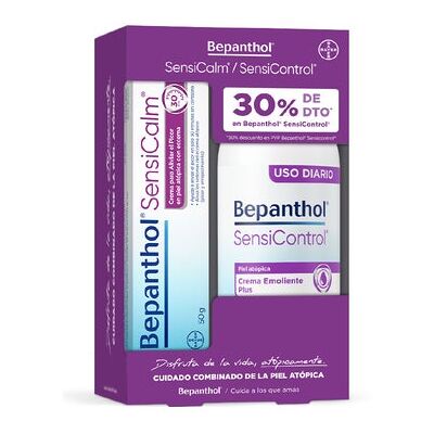 Bepanthol Pack SensiCalm Crema 50g + SensiControl Crema Emoliente 400ml Bepanthol Pack SensiCalm Crema 50g + SensiControl Crema Emoliente 400ml