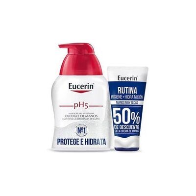Eucerin Pack Ph5 Oleogel Manos 250 ml + Urearepair Crema Manos 75 ml Eucerin Pack Ph5 Oleogel Manos 250 ml + Urearepair Crema Manos 75 ml