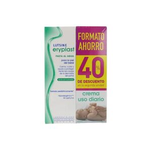 Lutsine Eryplast Pasta al Agua Crema Pañal Bebé 2 x 125ml