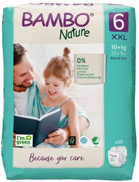 Bambo Nature Pañal Talla 6 XXL 40uds