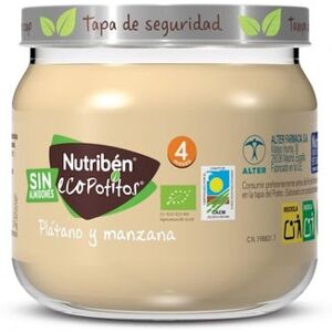 Nutriben Ecopotito Plátano Manzana 120g - Comida para bebé Nutriben Ecopotito Plátano Manzana 120g - Comida para bebé