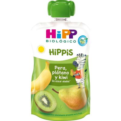 HiPP Bolsitas de Frutas - Pera Plátano Kiwi 4+ 100 g HiPP Bolsitas de Frutas - Pera Plátano Kiwi 4+ 100 g