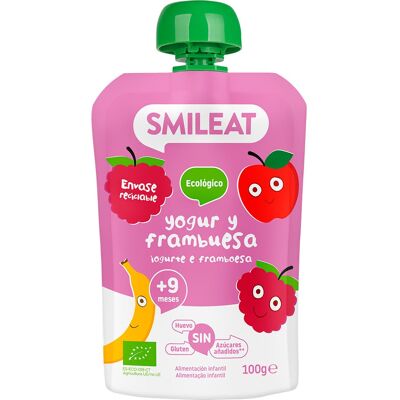 Smileat Yogur Ecológico de Frambuesa - Yogur Smileat Yogur Ecológico de Frambuesa - Yogur