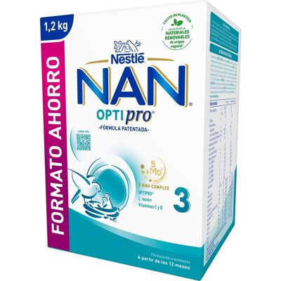 Nestlé Nan Optipro 3 Leche Infantil - 1200g Nestlé Nan Optipro 3 Leche Infantil - 1200g