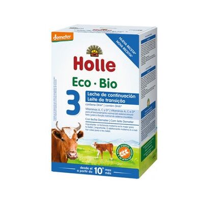 Holle Leche Infantil 3 Continuación Eco 10 M 600 g Holle Leche Infantil 3 Continuación Eco 10 M 600 g
