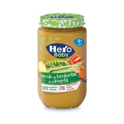 Hero Baby Tarro de Verduras de la Huerta 235g Hero Baby Tarro de Verduras de la Huerta 235g