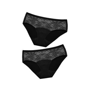 FreeU Pack Colette Braga Menstrual Bambú Negro S 34-36 1ud