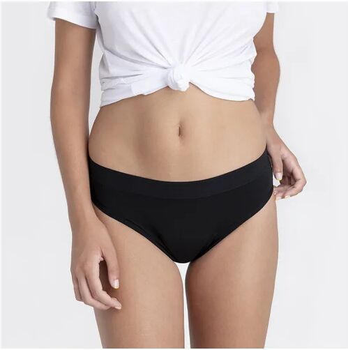 Platanomelón Kiwitas Classic Sporty Braguitas Menstruales Negro L