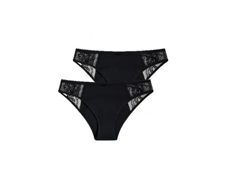 FreeU Agadir Pack Braga Menstrual Bambú Negro L (40-42) 2uds