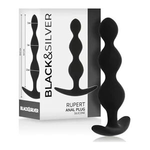 BLACK&SILVER Rupert Cadena Bolas Anales 10cm 1ud