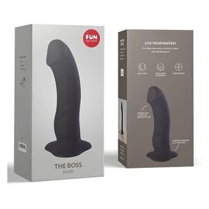 Fun Factory The Boss Stub Black Dildo 1ud