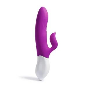 Platanomelón Elvis Vibrador Conejito con Efecto Percutor Lila