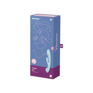 SATISFYER Triple Oh Vibrador Híbrido Azul 1ud