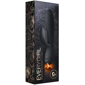 Rocks-Off Everygirl Vibrator Black 1ud