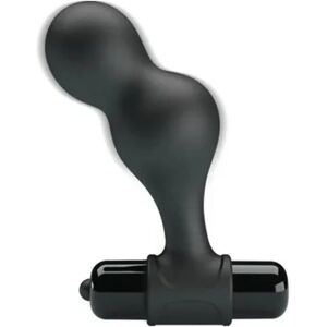 Mr. Play Plug Anal Vibrador de Silicona Negro 1ud