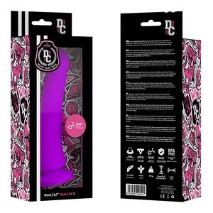 Delta Club Toys Dildo Lila Silicona Médica 17x3cm 1ud