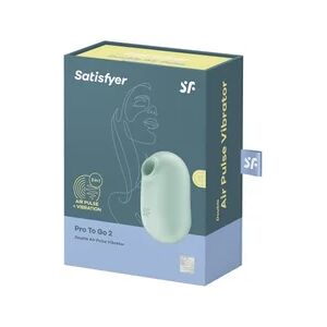 SATISFYER Pro To Go 2 Estimulador y Vibrador Verde 1ud