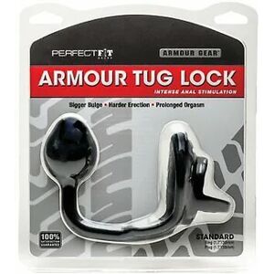 Perfect Fit Brand Armour Tug Anillo con Plug Negro 1ud