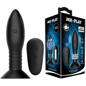 Mr. Play Plug Anal Inflable con Vibración y Rotación 1ud