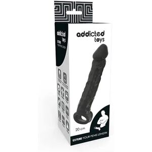 Addicted Toys Extensor Pene Negro 1ud