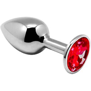 Alive Anal Pleasure Mini Plug Metal Rojo Talla M 1ud