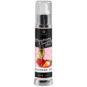 SECRET PLAY Aceite de masaje fresas y cava 50ml